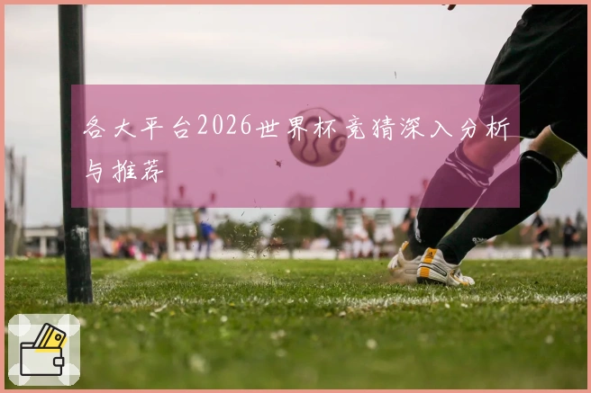 各大平台2026世界杯竞猜深入分析与推荐